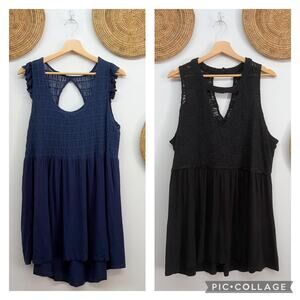 Bundle (2) Torrid Lace Tank Tops Plus Size 3X
